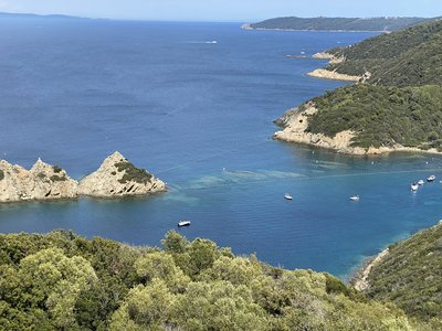 Vue sur le sentier sous-marin de la Palud