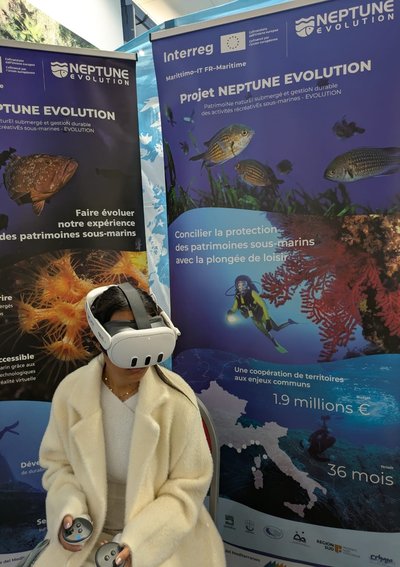 Atelier réalité virtuelle - Plongée en Méditerranée_Hyères