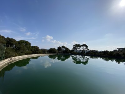 Vue du réservoir