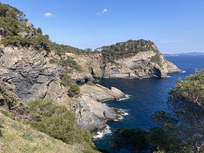 Point de vue sur la pointe ouest de la Presqu'île de Giens